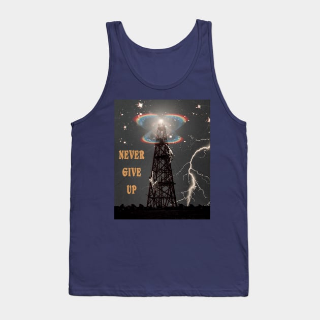 Never give up Tank Top by Aephicles